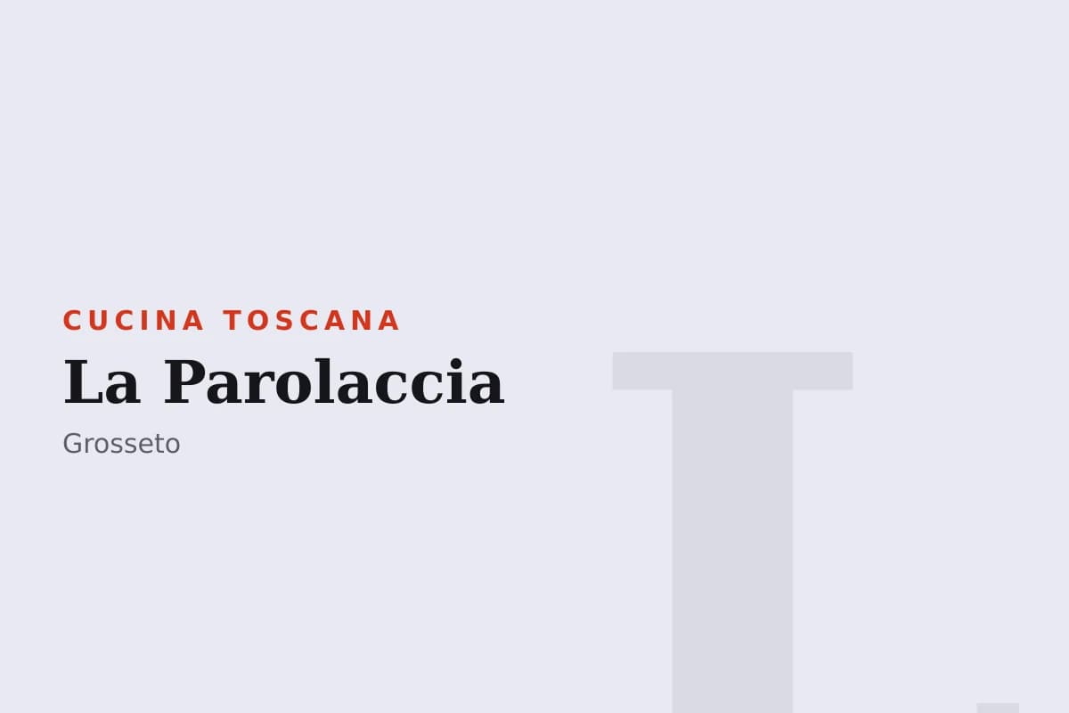 Sala di La Parolaccia