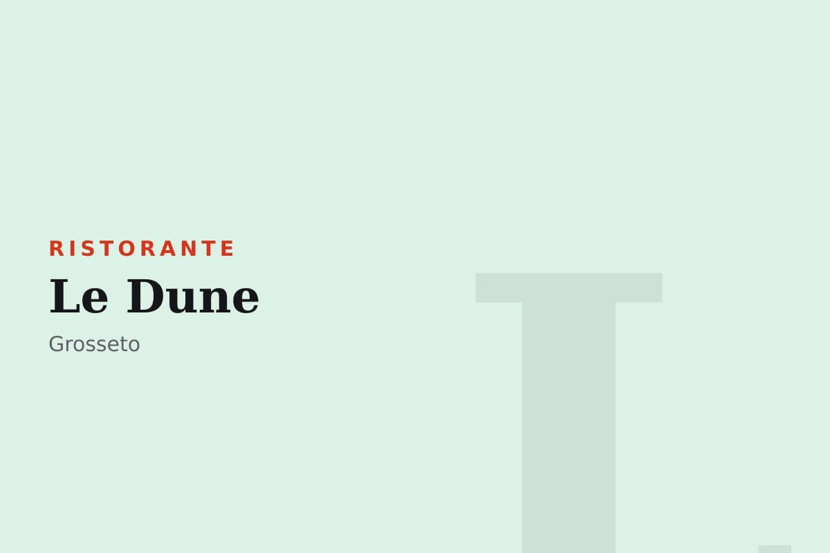 Sala di Le Dune