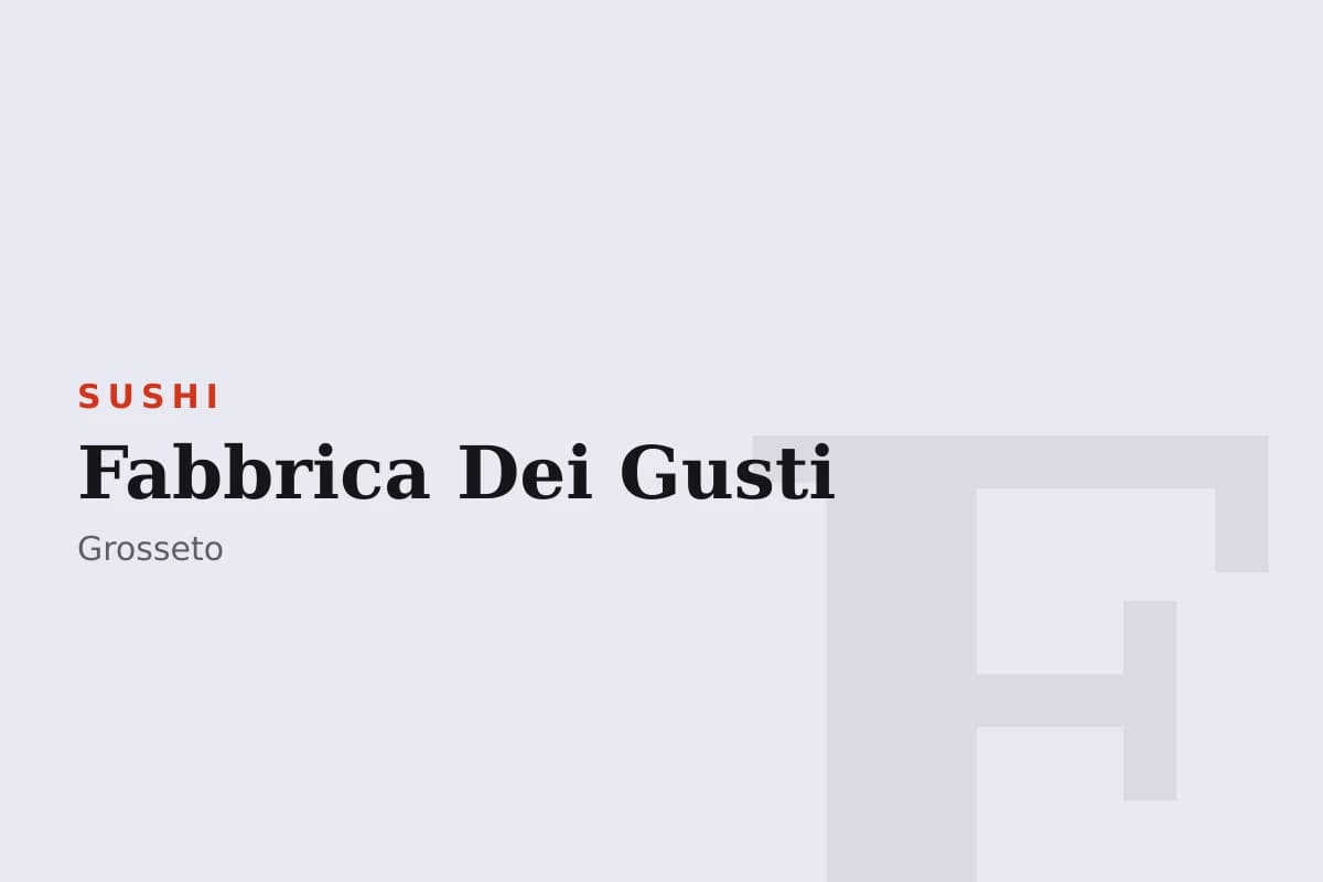 Sala di Fabbrica Dei Gusti