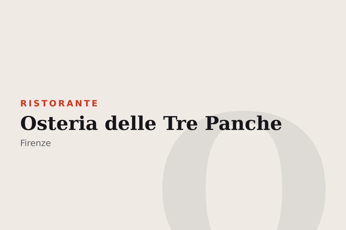 Sala di Osteria delle Tre Panche