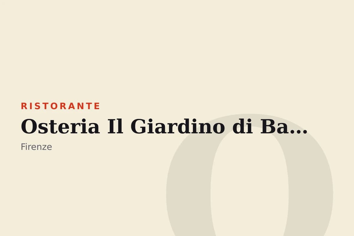 Sala di Osteria Il Giardino di Barbano