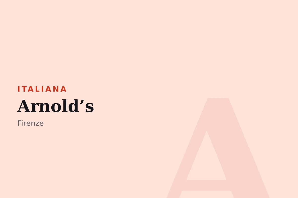 Sala di Arnold’s