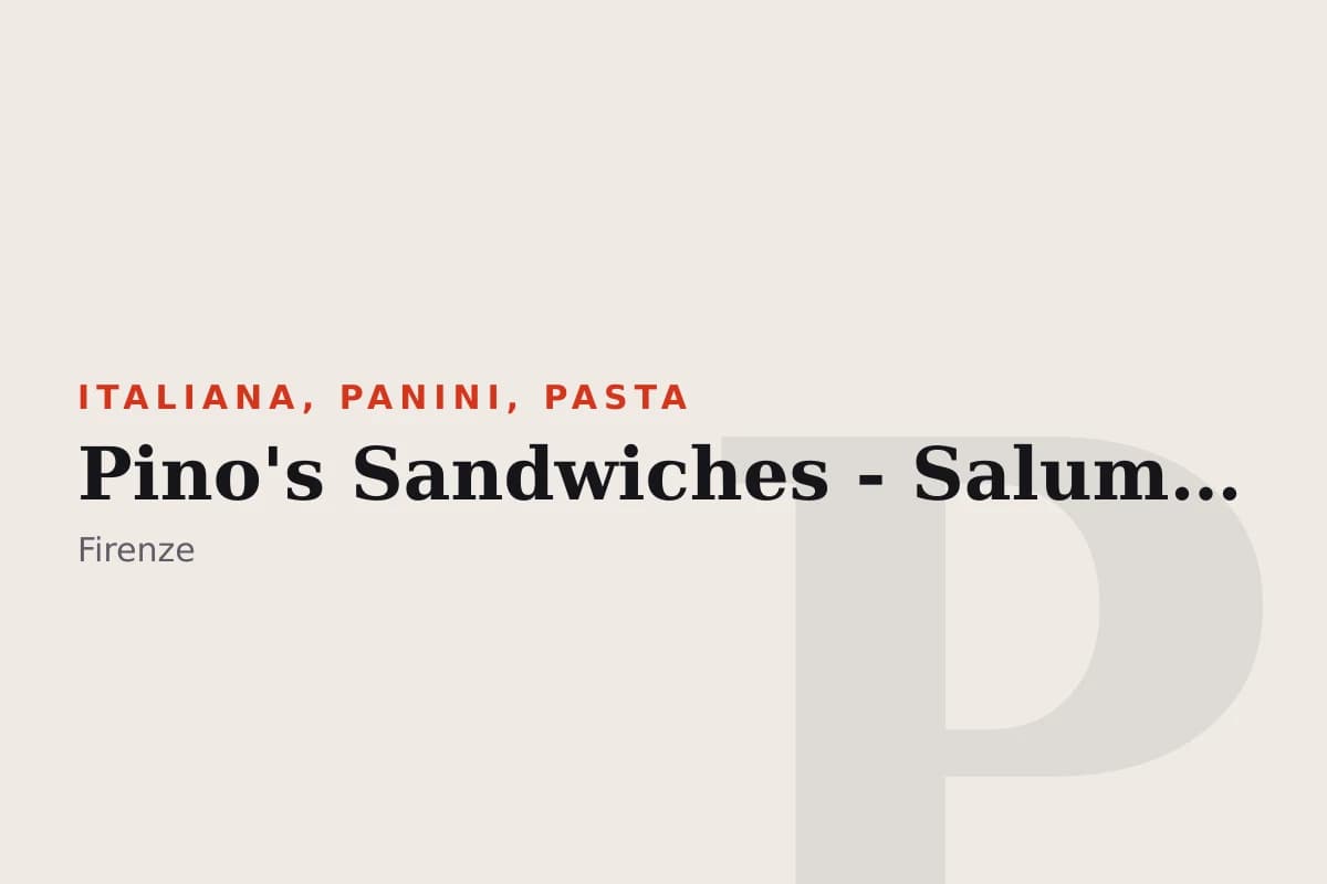 Sala di Pino's Sandwiches - Salumeria Verdi