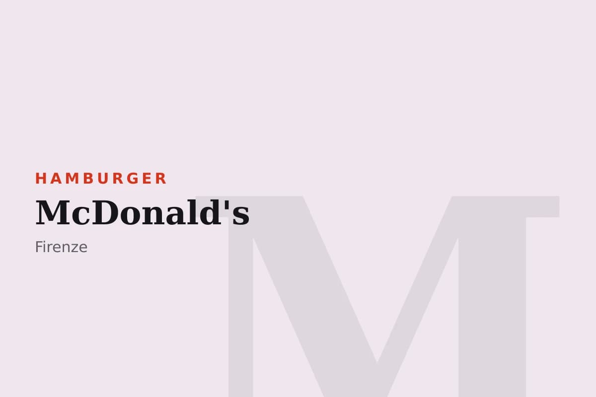 Sala di McDonald's