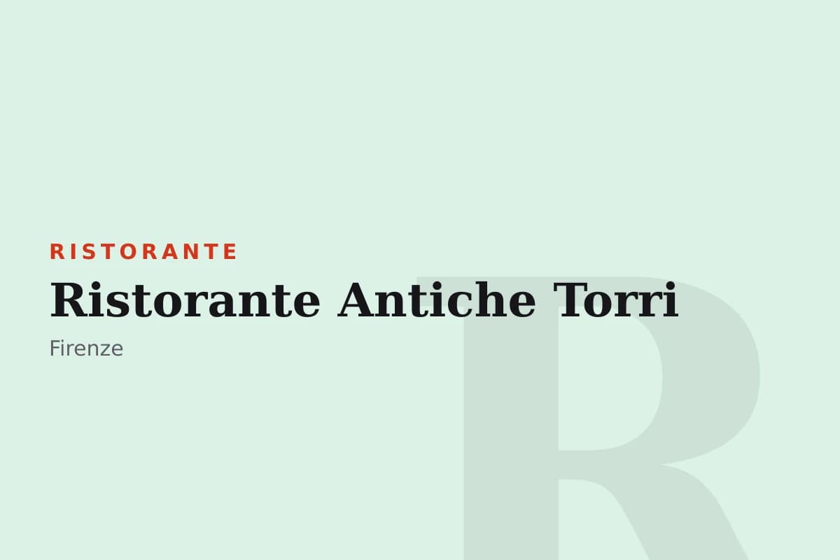 Sala di Ristorante Antiche Torri