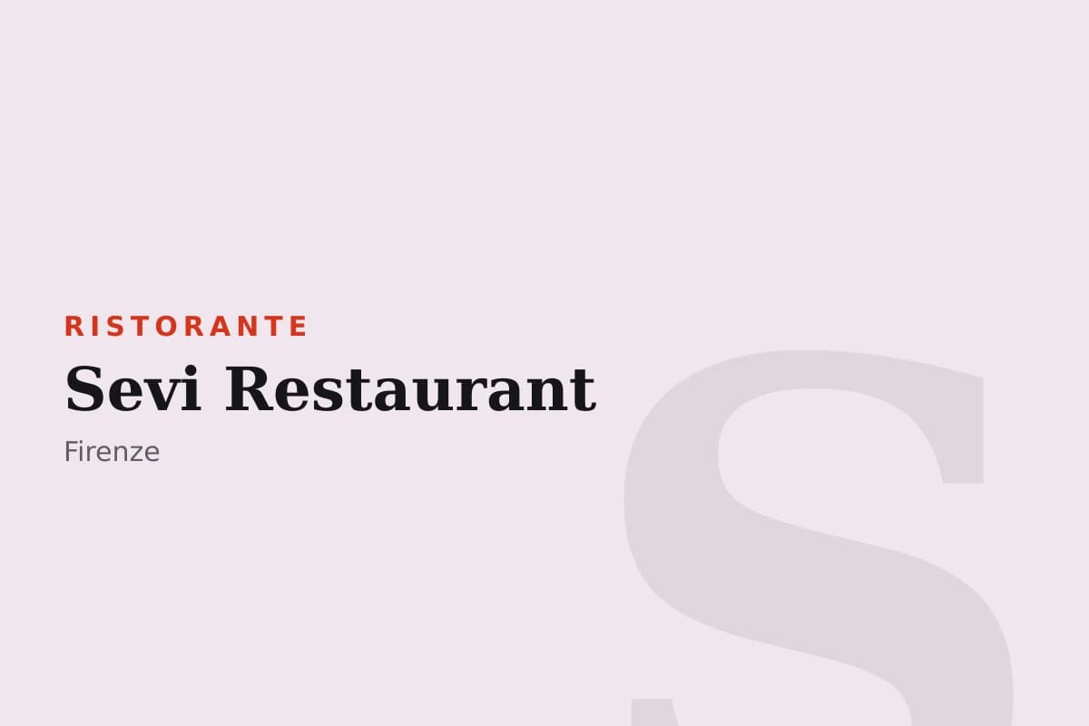 Sala di Sevi Restaurant