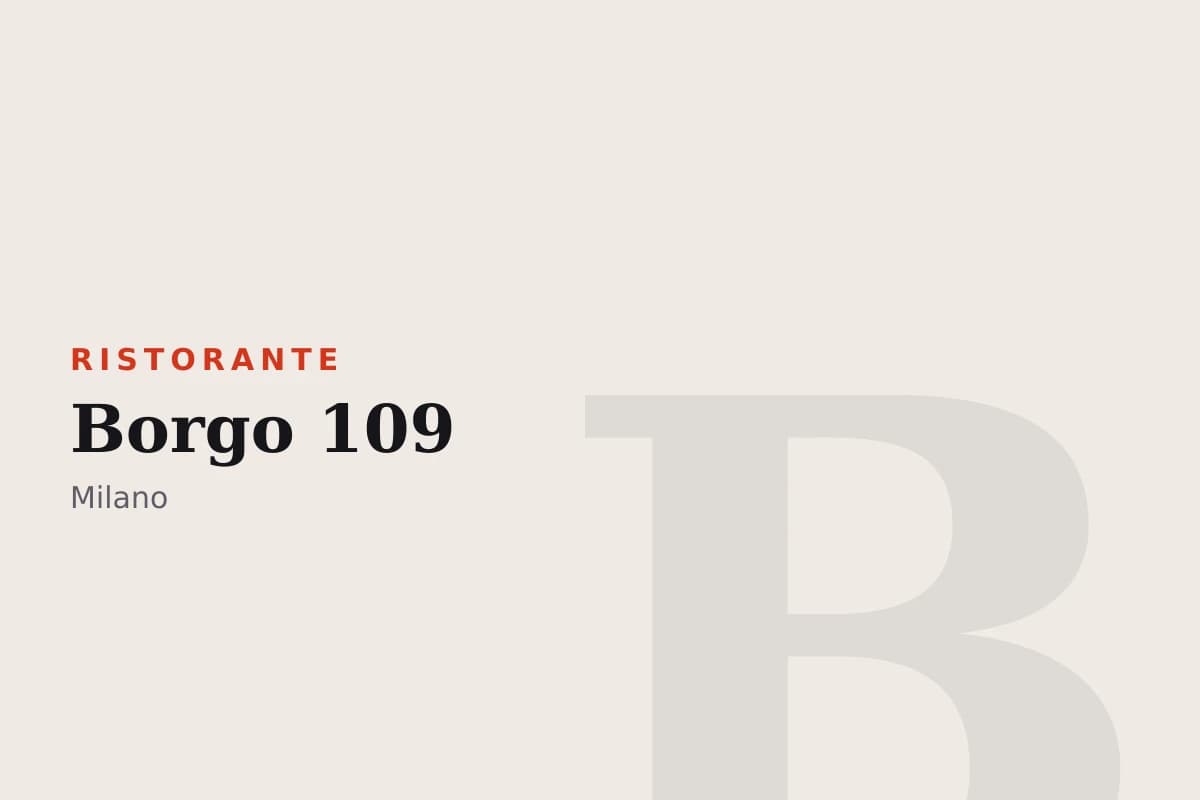 Sala di Borgo 109