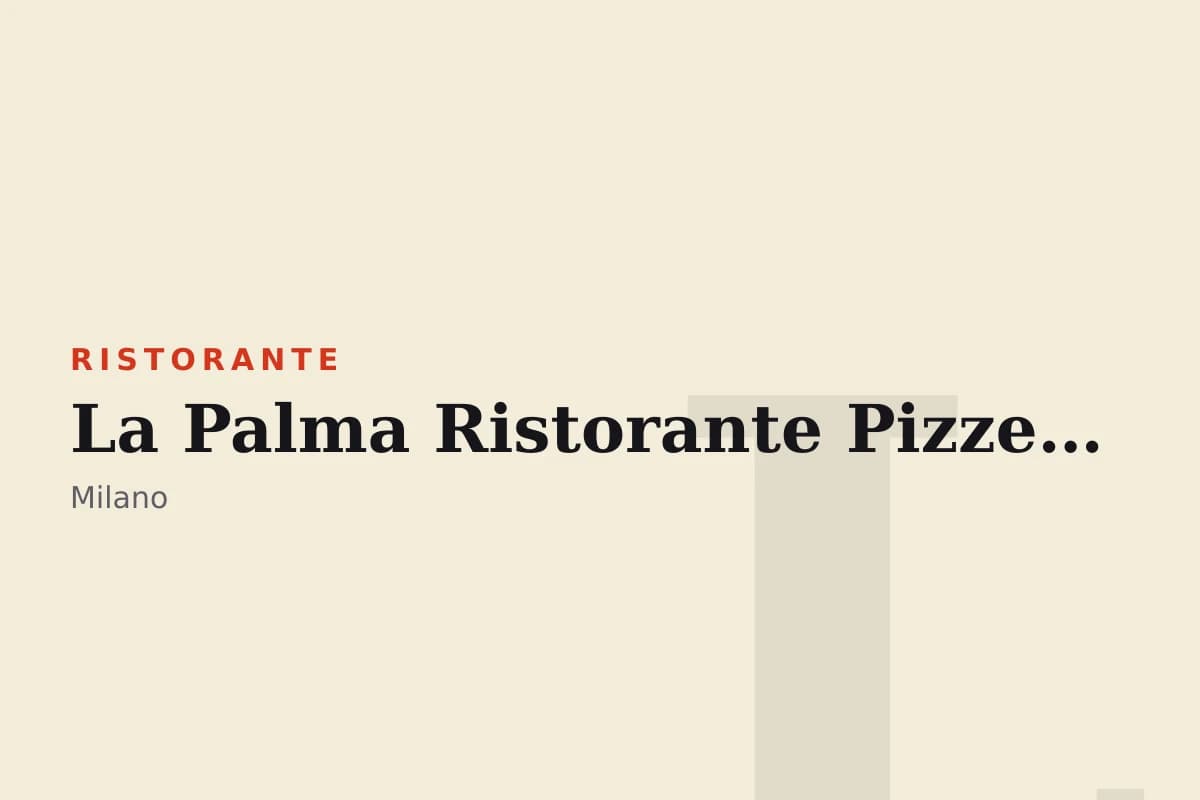 Sala di La Palma Ristorante Pizzeria Forno a Legna