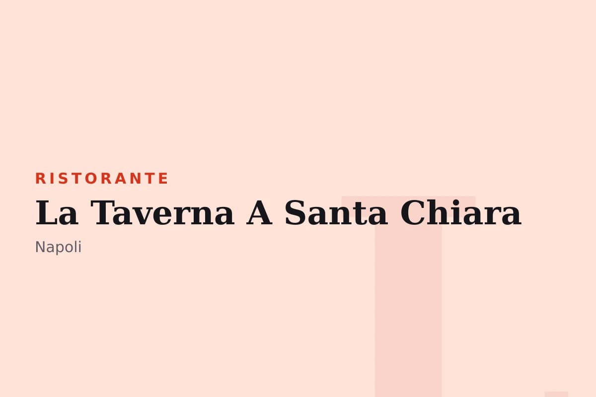 Sala di La Taverna A Santa Chiara