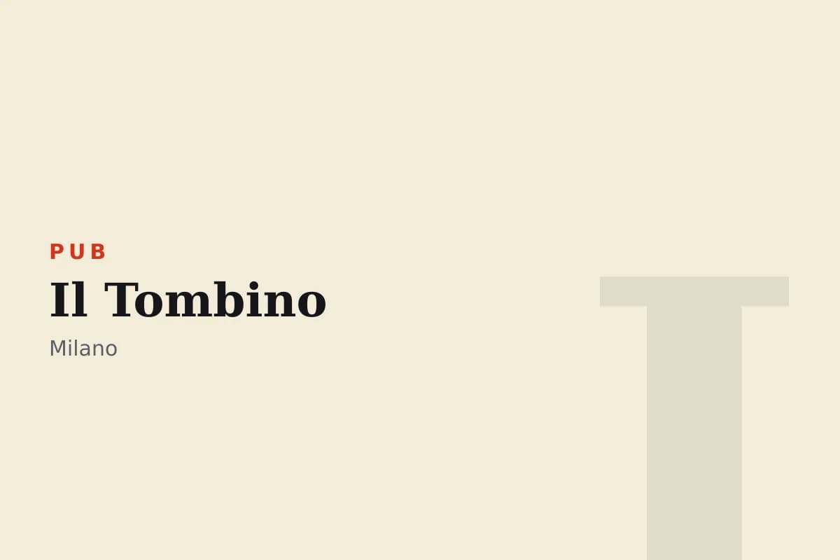 Sala di Il Tombino