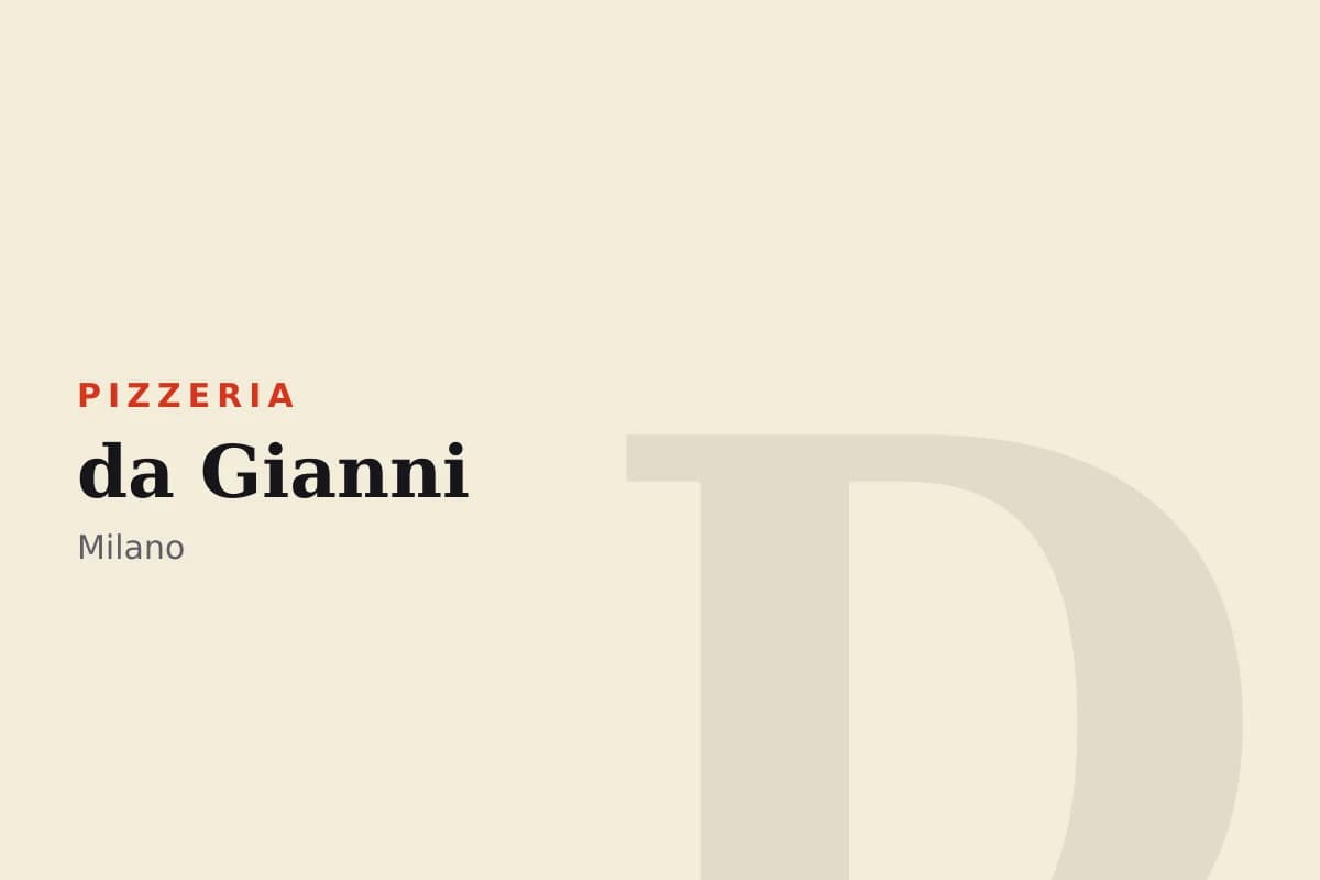 Sala di da Gianni