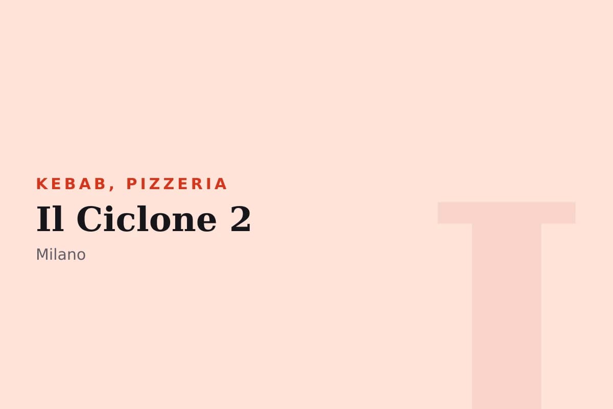 Sala di Il Ciclone 2