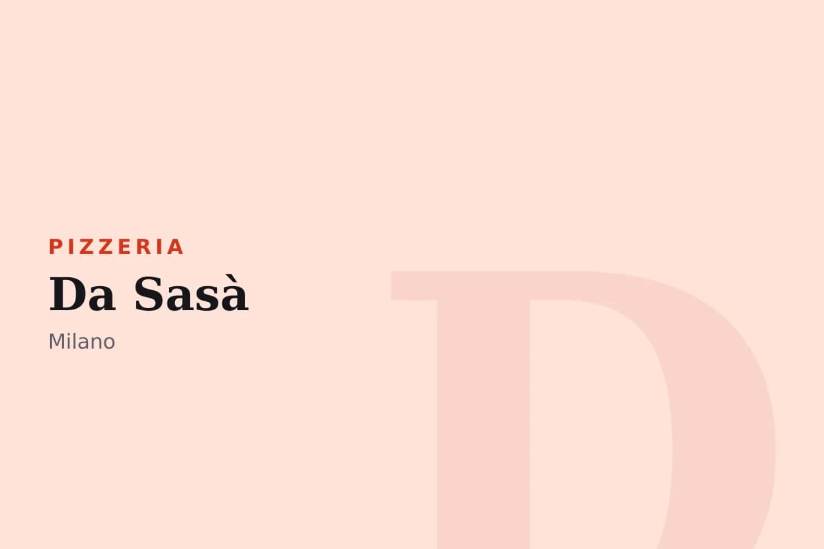 Sala di Da Sasà