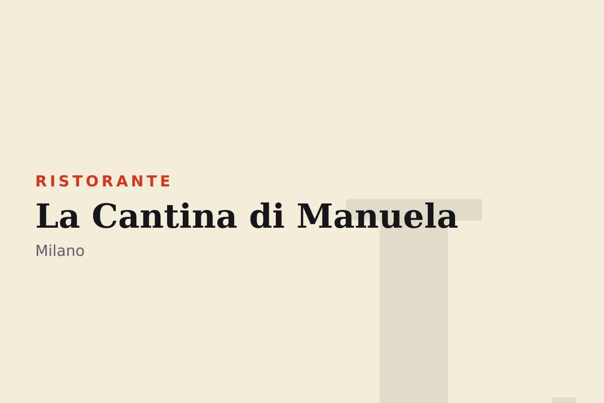Sala di La Cantina di Manuela