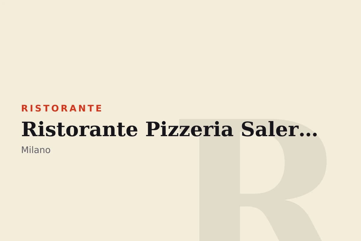 Sala di Ristorante Pizzeria Salernitano