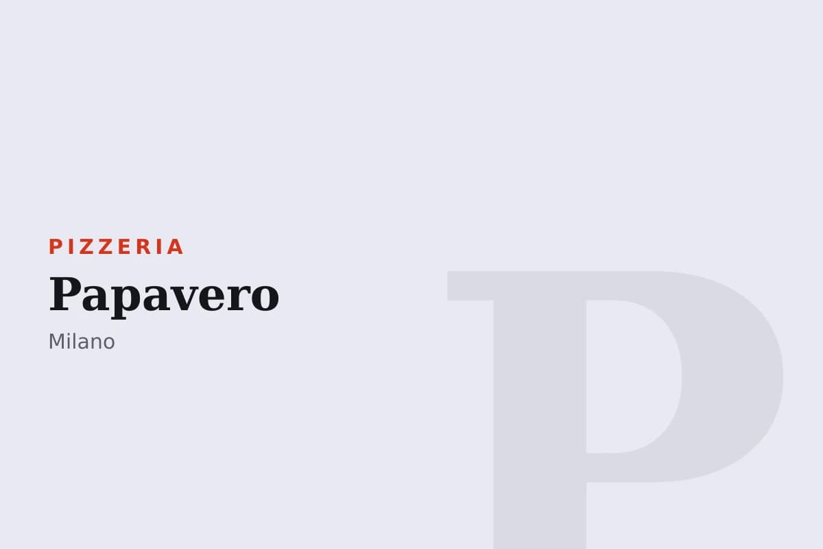 Sala di Papavero
