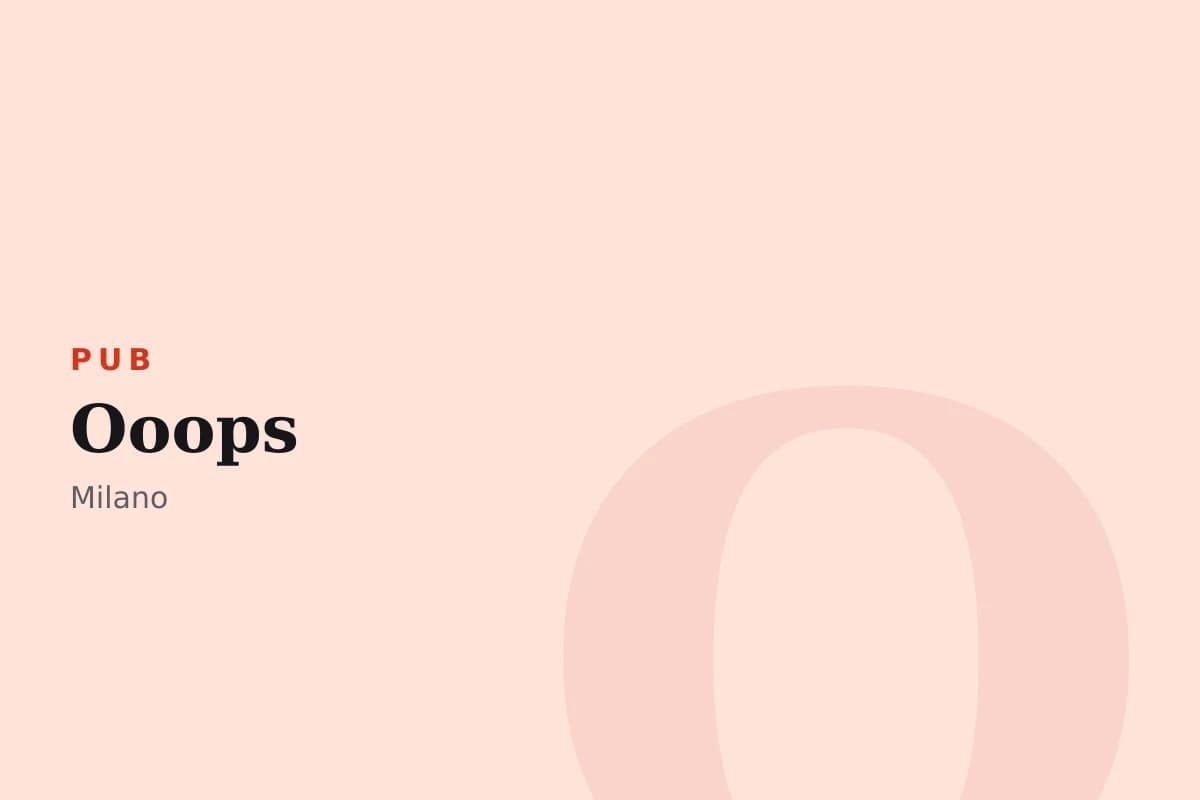 Sala di Ooops