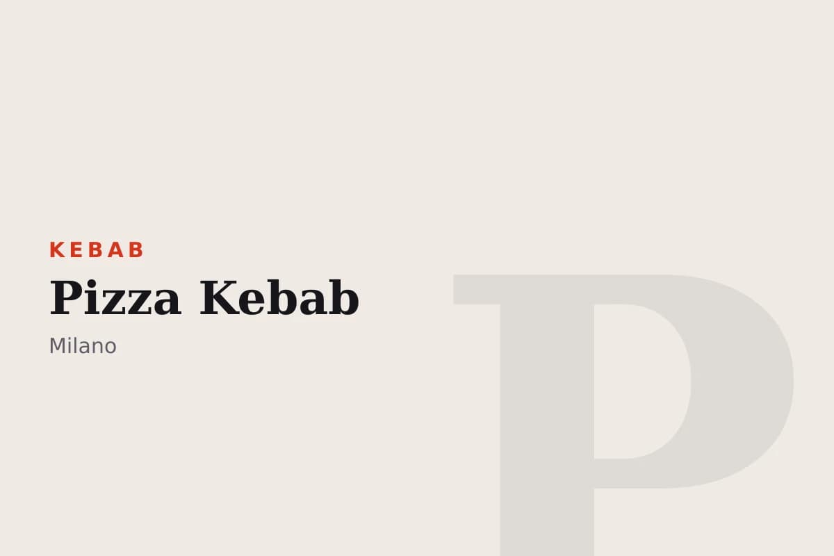Sala di Pizza Kebab