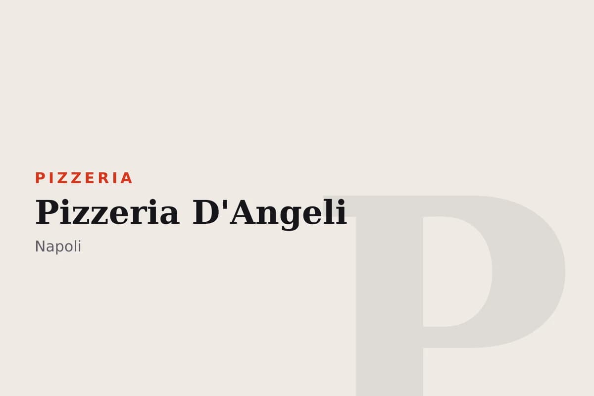 Sala di Pizzeria D'Angeli