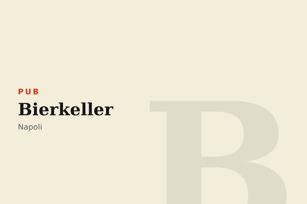 Sala di Bierkeller