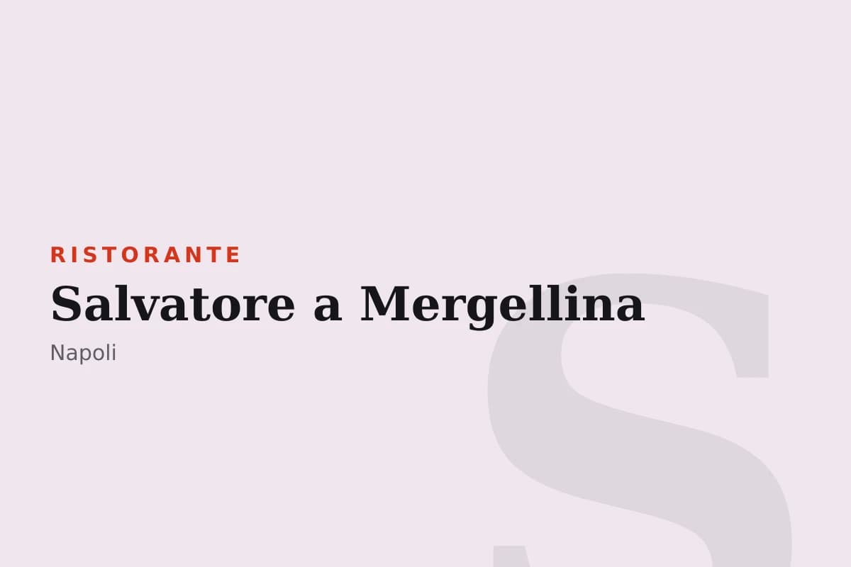 Sala di Salvatore a Mergellina