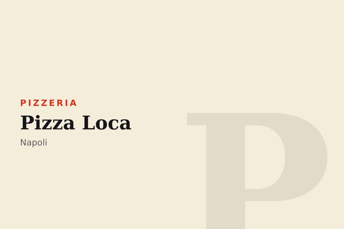 Sala di Pizza Loca