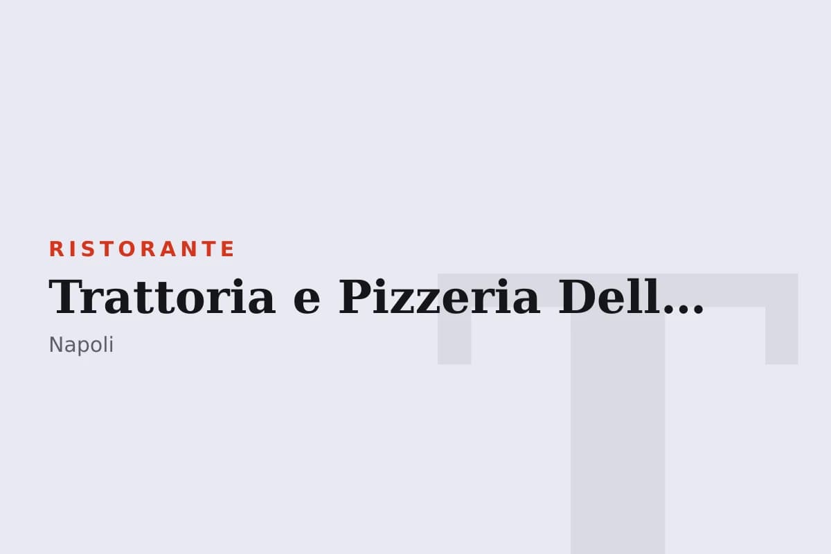Sala di Trattoria e Pizzeria Dell'Olio