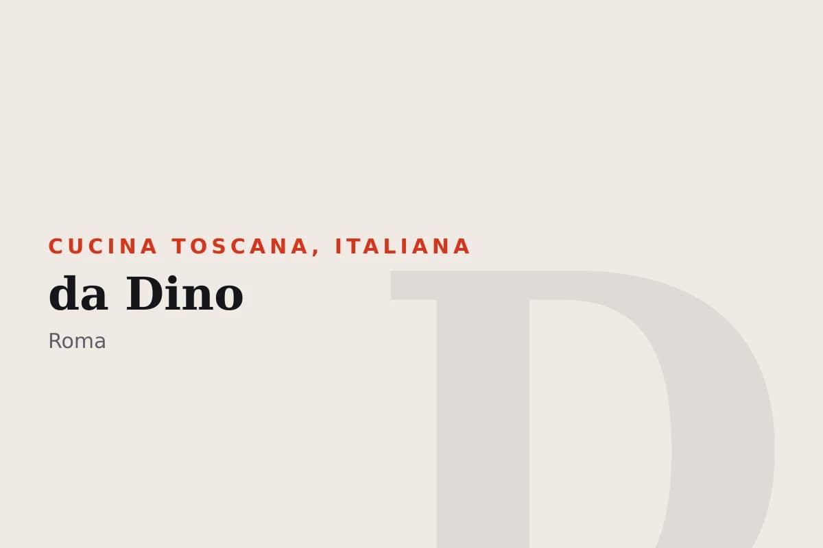 Sala di da Dino