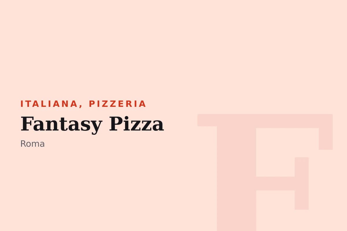 Sala di Fantasy Pizza