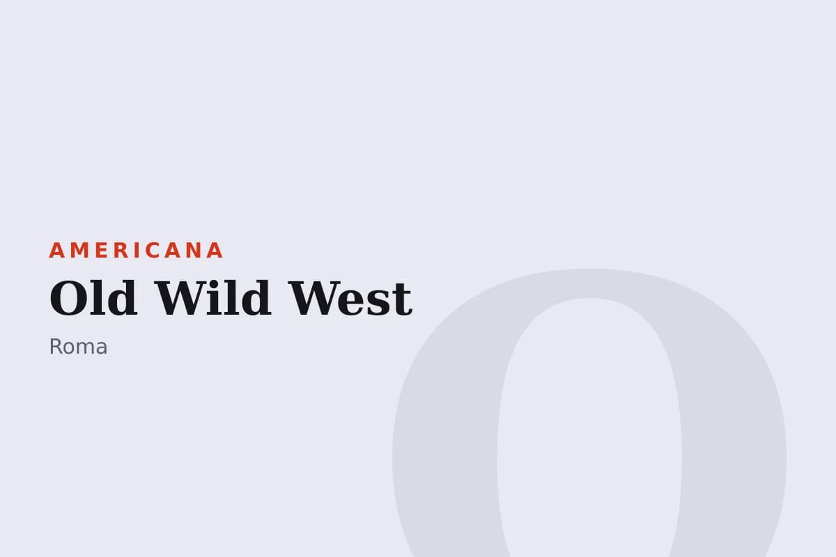 Sala di Old Wild West