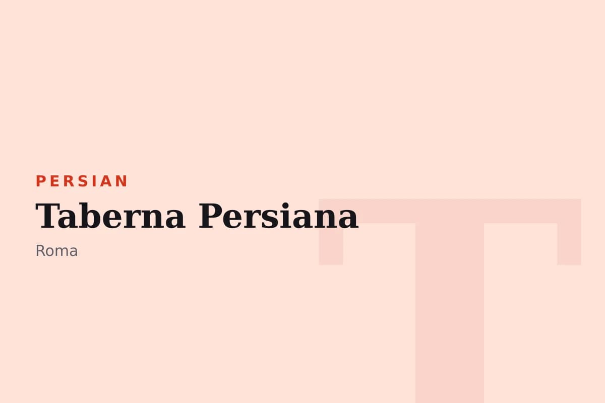 Sala di Taberna Persiana