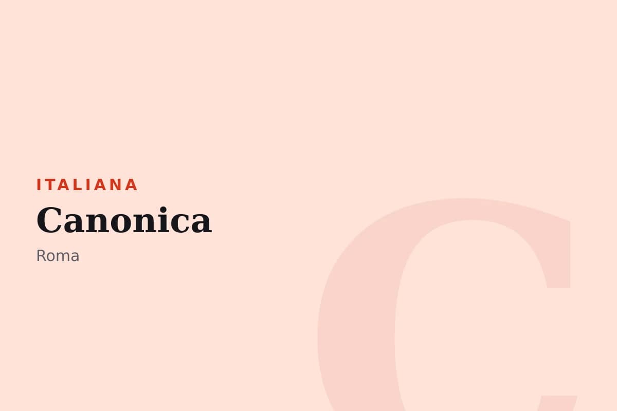 Sala di Canonica