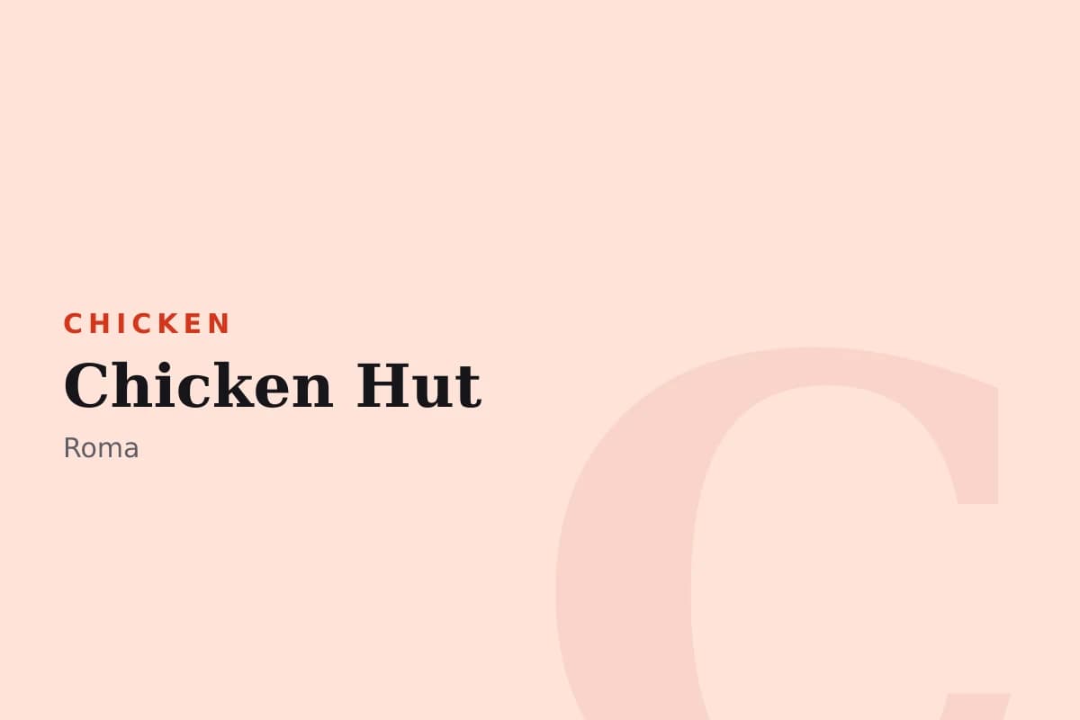 Sala di Chicken Hut