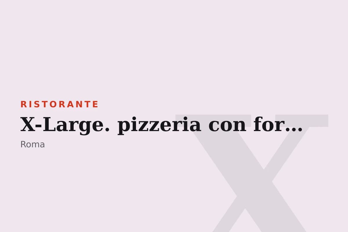 Sala di X-Large. pizzeria con forno a legna. carne alla brace