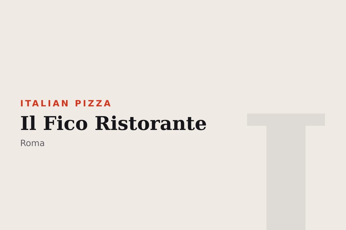 Sala di Il Fico Ristorante