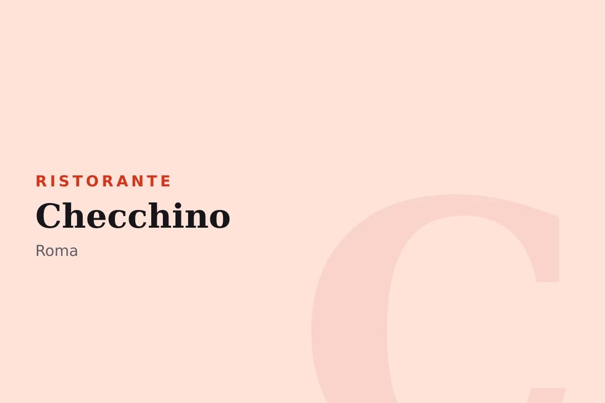 Sala di Checchino