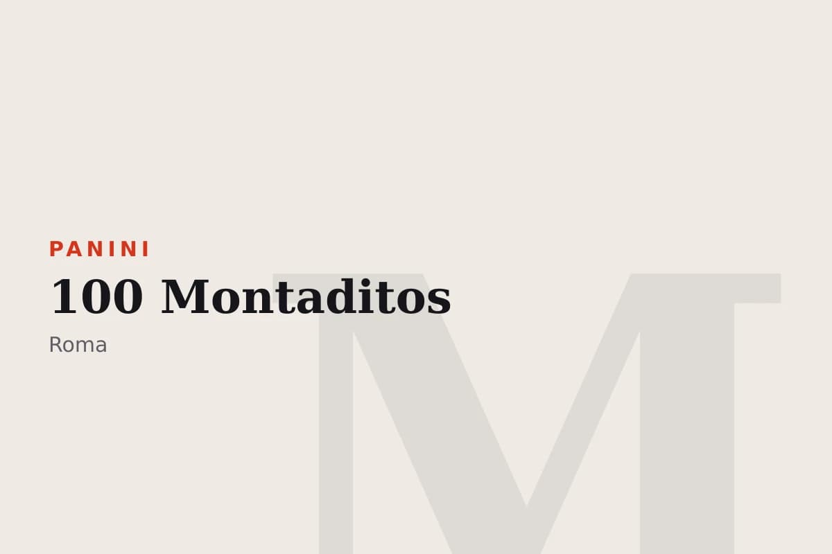 Sala di 100 Montaditos