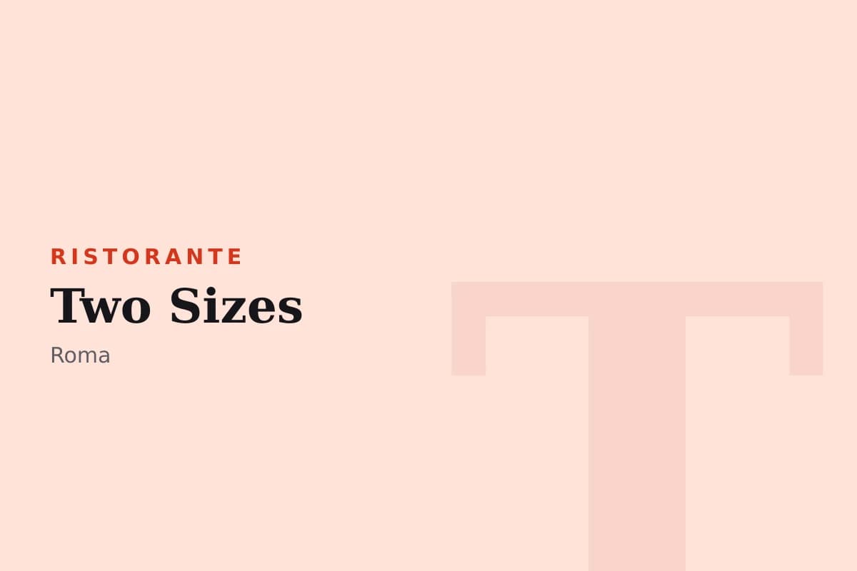 Sala di Two Sizes