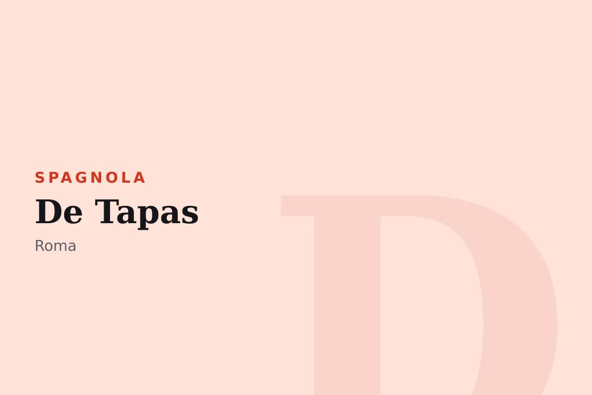 Sala di De Tapas