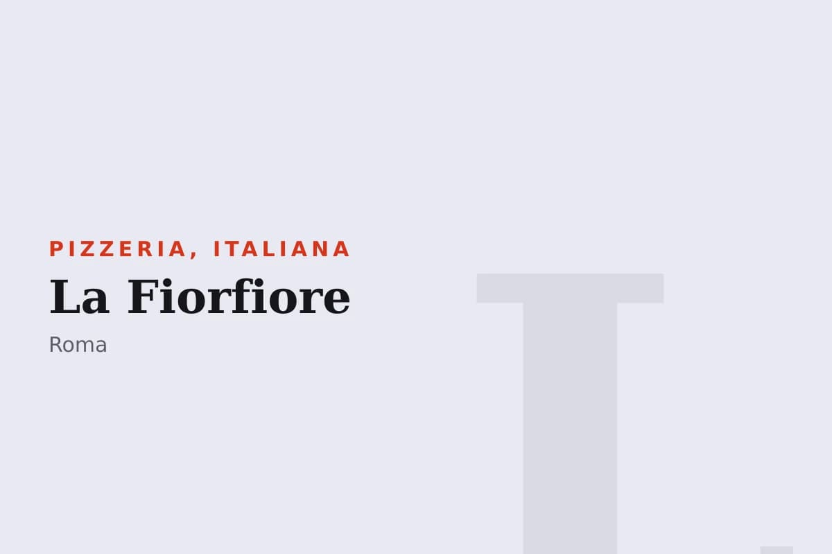 Sala di La Fiorfiore