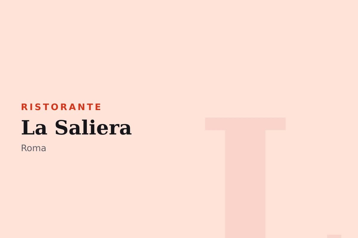 Sala di La Saliera