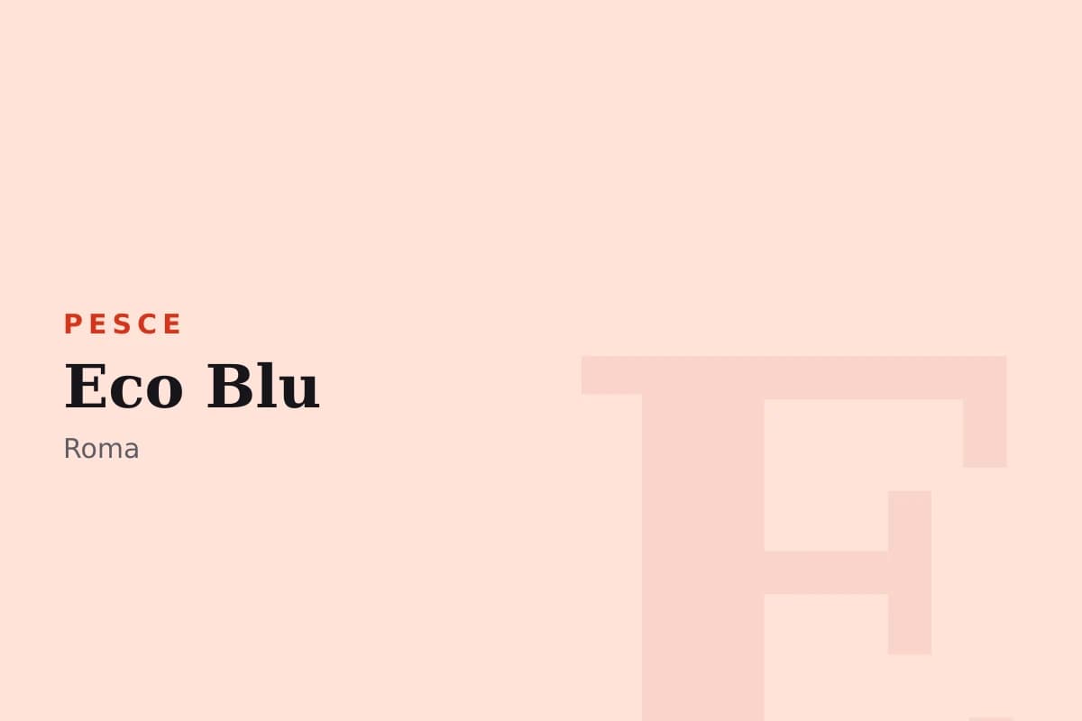 Sala di Eco Blu