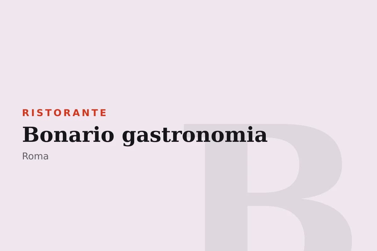 Sala di Bonario gastronomia