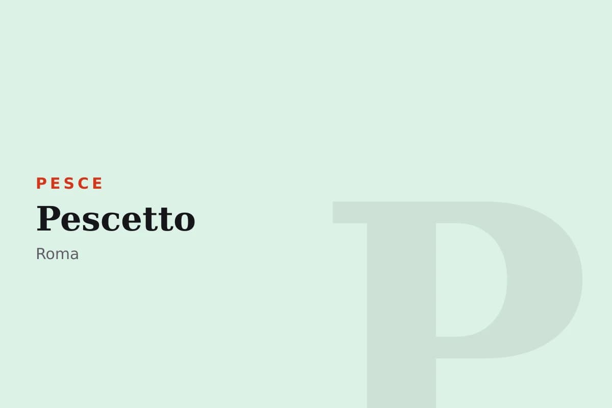 Sala di Pescetto
