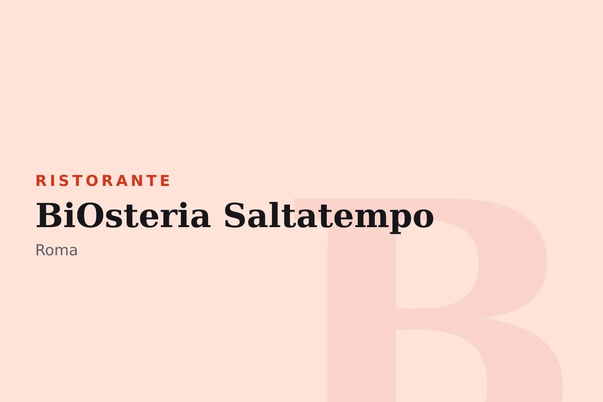 Sala di BiOsteria Saltatempo