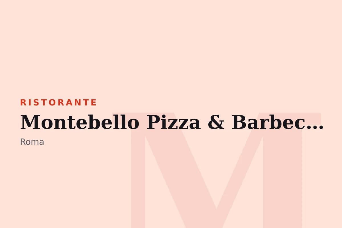 Sala di Montebello Pizza & Barbecue