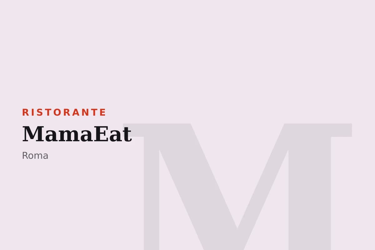 Sala di MamaEat