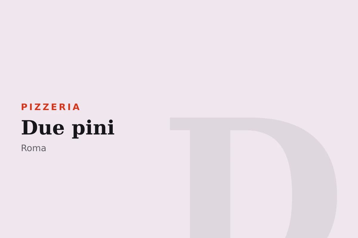 Sala di Due pini