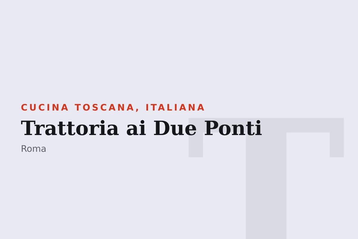 Sala di Trattoria ai Due Ponti
