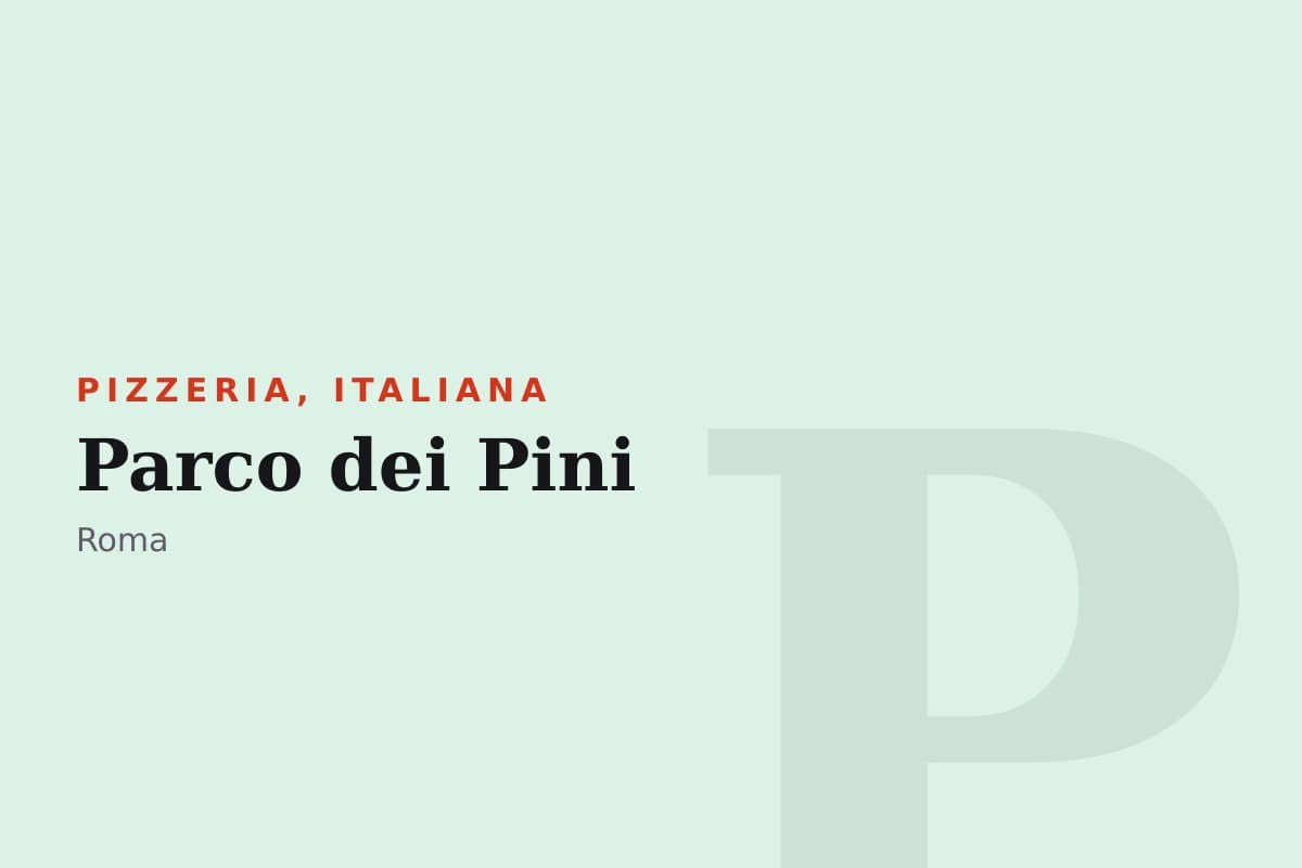 Sala di Parco dei Pini